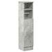 Dulap de baie cu suport role, gri beton, 20,5x22x90 cm - WALTI WALTI