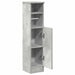 Dulap de baie cu suport role, gri beton, 20,5x22x90 cm - WALTI WALTI