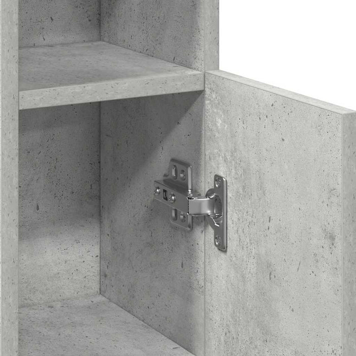 Dulap de baie cu suport role, gri beton, 20,5x22x90 cm - WALTI WALTI