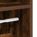 Dulap de baie cu suport role, stejar fumuriu, 20,5x22x90 cm - WALTI WALTI