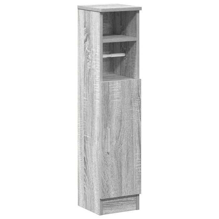 Dulap de baie cu suport role, sonoma gri, 20,5x22x90 cm - WALTI WALTI
