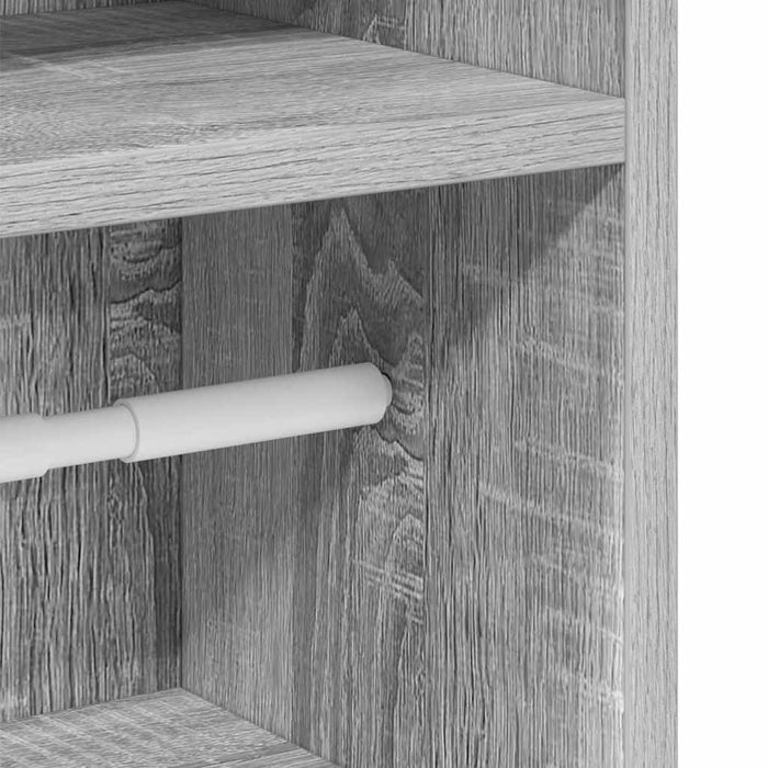 Dulap de baie cu suport role, sonoma gri, 20,5x22x90 cm - WALTI WALTI