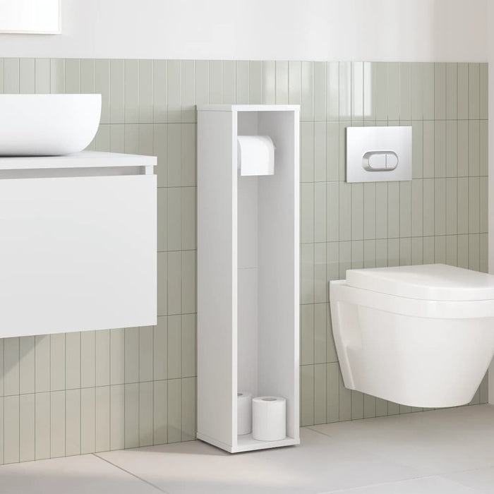 Dulap de baie cu suport role, alb, 20,5x20x90 cm - WALTI WALTI