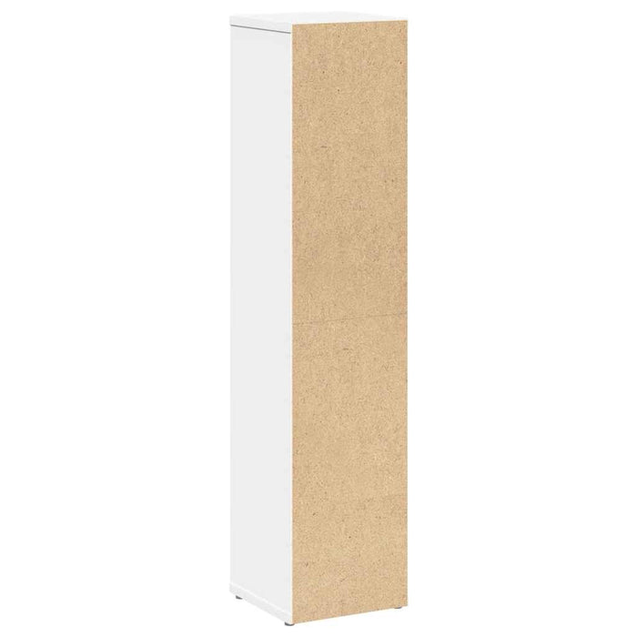 Dulap de baie cu suport role, alb, 20,5x20x90 cm - WALTI WALTI