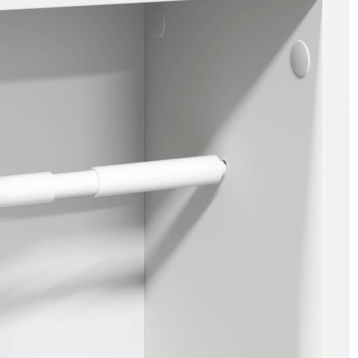 Dulap de baie cu suport role, alb, 20,5x20x90 cm - WALTI WALTI