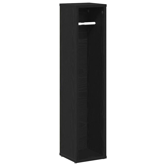 Dulap de baie cu suport pentru role, negru, 20,5x20x90 cm - WALTI WALTI