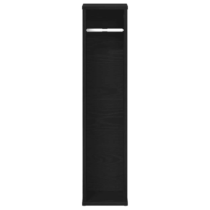 Dulap de baie cu suport pentru role, negru, 20,5x20x90 cm - WALTI WALTI