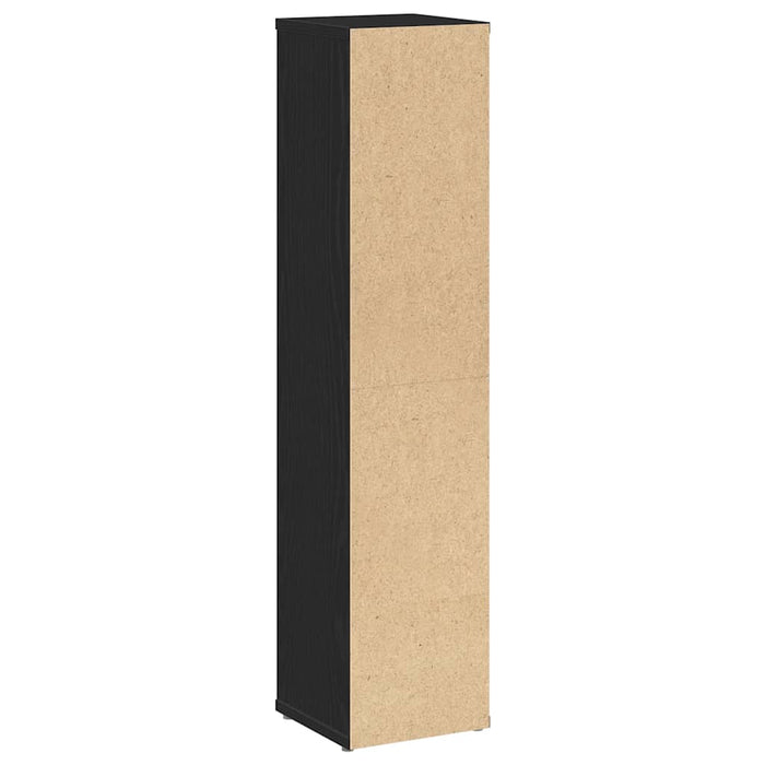 Dulap de baie cu suport pentru role, negru, 20,5x20x90 cm - WALTI WALTI