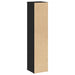 Dulap de baie cu suport pentru role, negru, 20,5x20x90 cm - WALTI WALTI