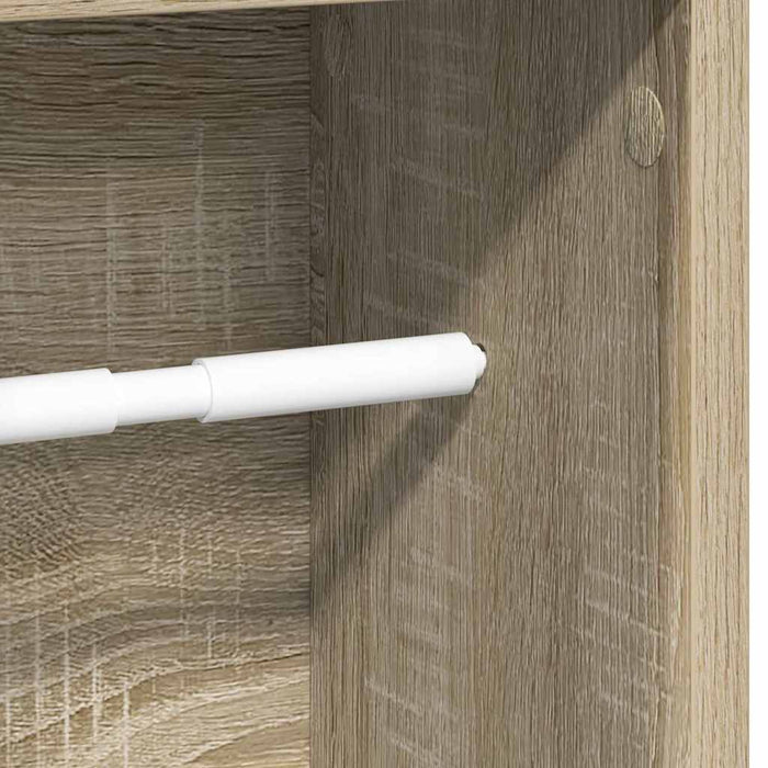 Dulap de baie cu suport pentru role, stejar Sonoma, 20,5x20x90 cm - WALTI WALTI