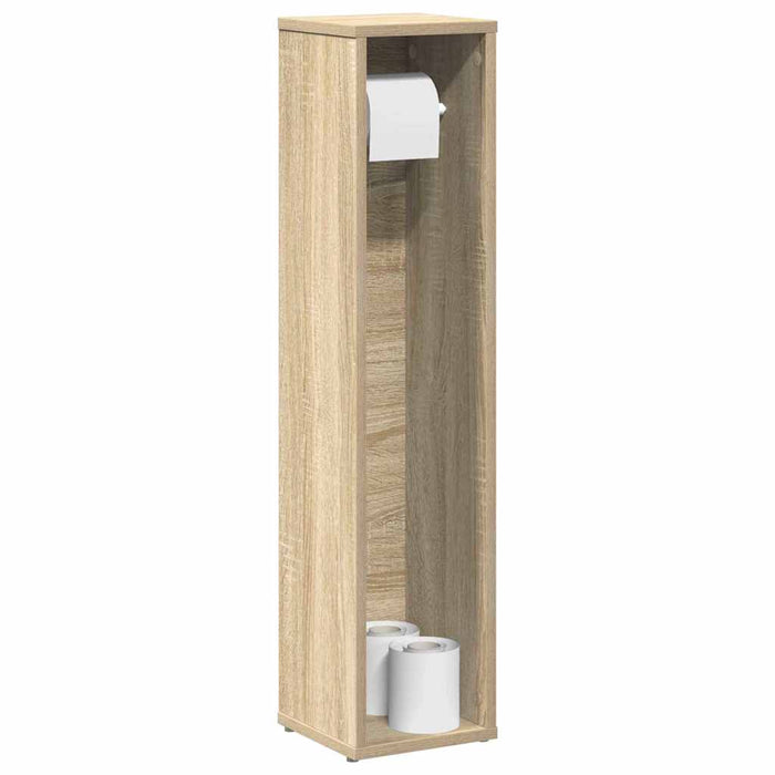 Dulap de baie cu suport pentru role, stejar Sonoma, 20,5x20x90 cm - WALTI WALTI