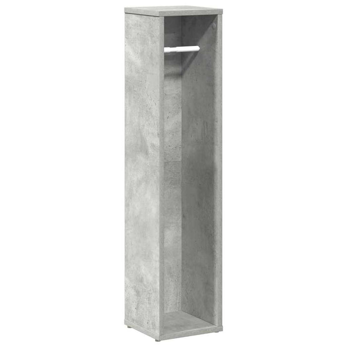 Dulap de baie cu suport pentru role, gri beton, 20,5x20x90 cm - WALTI WALTI
