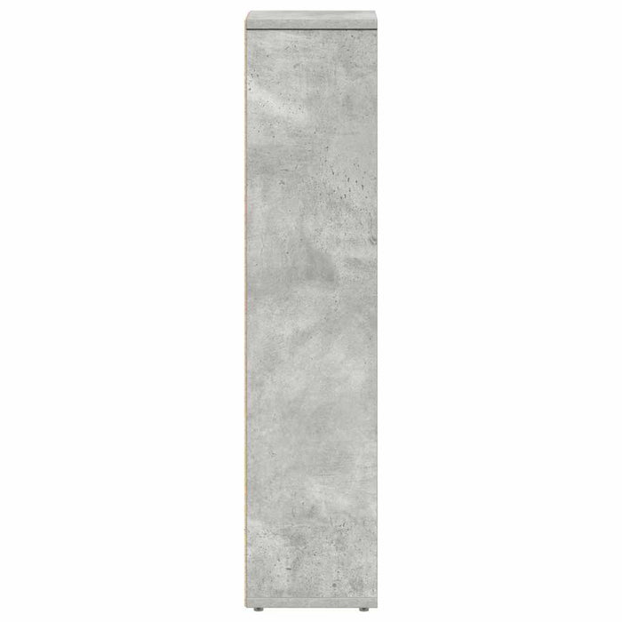 Dulap de baie cu suport pentru role, gri beton, 20,5x20x90 cm - WALTI WALTI