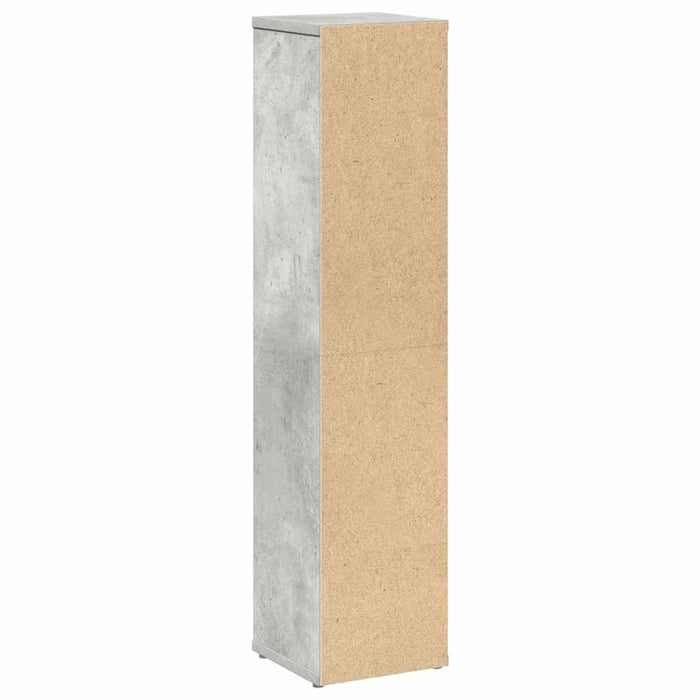 Dulap de baie cu suport pentru role, gri beton, 20,5x20x90 cm - WALTI WALTI