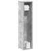 Dulap de baie cu suport pentru role, gri beton, 20,5x20x90 cm - WALTI WALTI