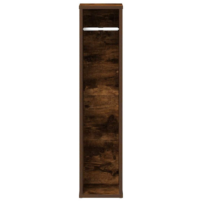 Dulap de baie cu suport pentru role, stejar afumat, 20,5x20x90 cm - WALTI WALTI