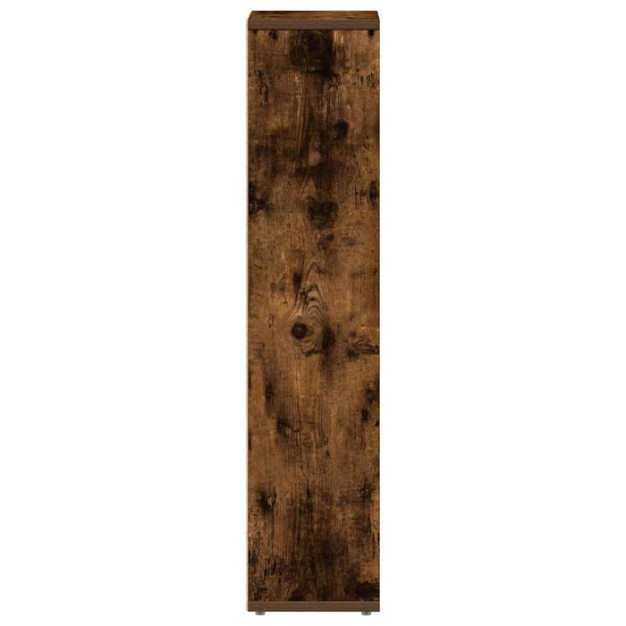 Dulap de baie cu suport pentru role, stejar afumat, 20,5x20x90 cm - WALTI WALTI