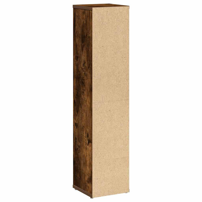 Dulap de baie cu suport pentru role, stejar afumat, 20,5x20x90 cm - WALTI WALTI