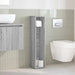 Dulap de baie cu suport pentru role gri Sonoma 20,5x20x90 cm - WALTI WALTI