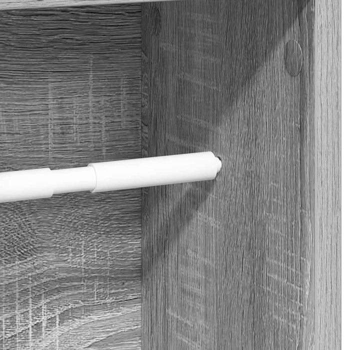 Dulap de baie cu suport pentru role gri Sonoma 20,5x20x90 cm - WALTI WALTI