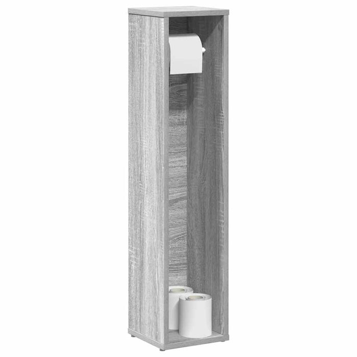 Dulap de baie cu suport pentru role gri Sonoma 20,5x20x90 cm - WALTI WALTI