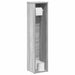 Dulap de baie cu suport pentru role gri Sonoma 20,5x20x90 cm - WALTI WALTI