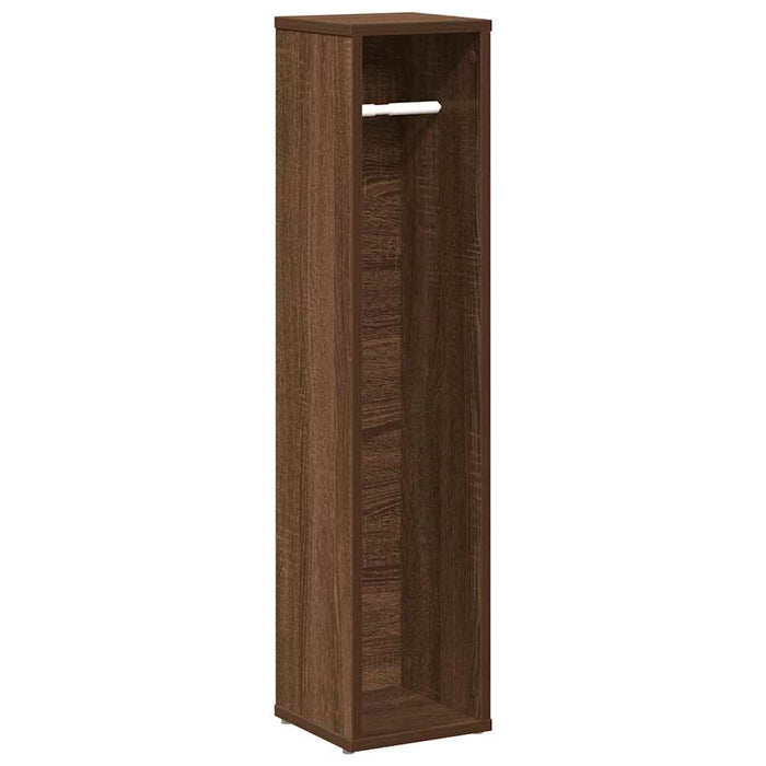 Dulap de baie cu suport pentru role, stejar maro, 20,5x20x90 cm - WALTI WALTI