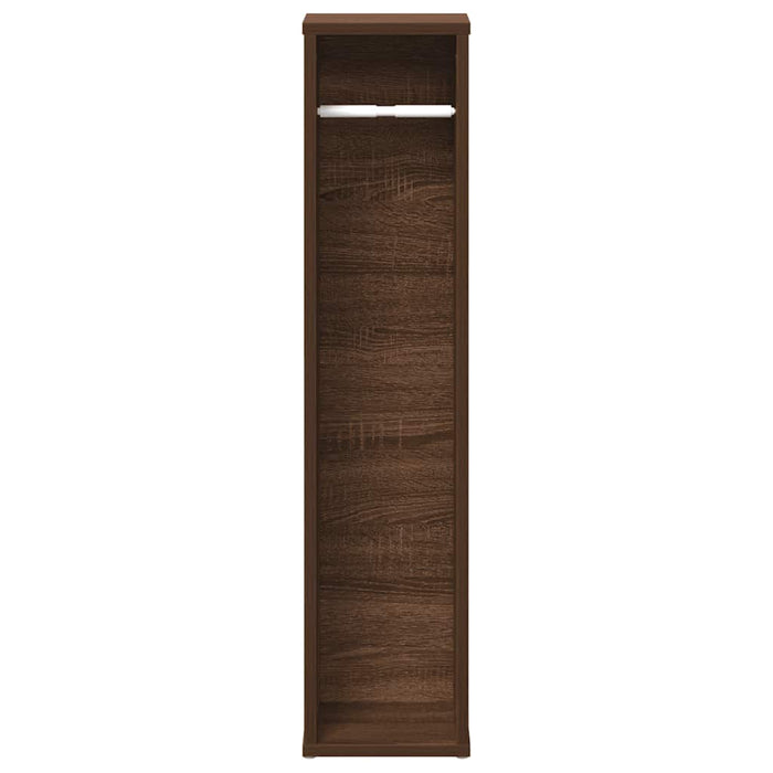 Dulap de baie cu suport pentru role, stejar maro, 20,5x20x90 cm - WALTI WALTI