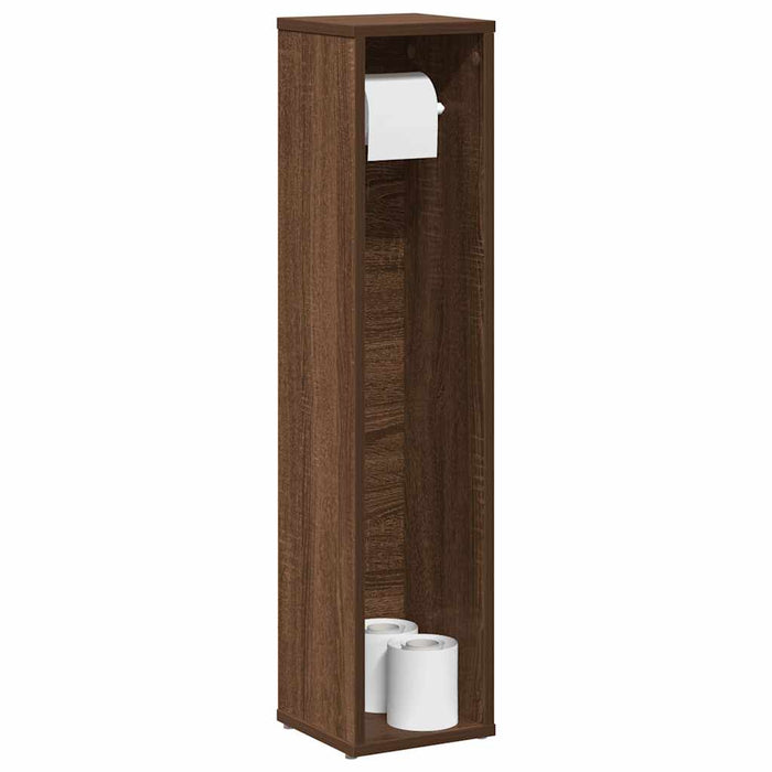 Dulap de baie cu suport pentru role, stejar maro, 20,5x20x90 cm - WALTI WALTI