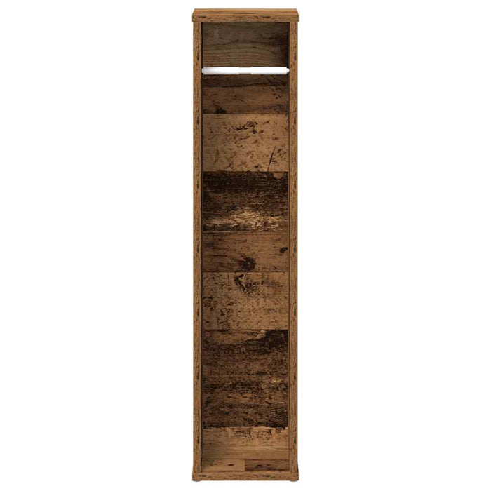 Dulap de baie cu suport pentru role, lemn vechi, 20,5x20x90 cm - WALTI WALTI