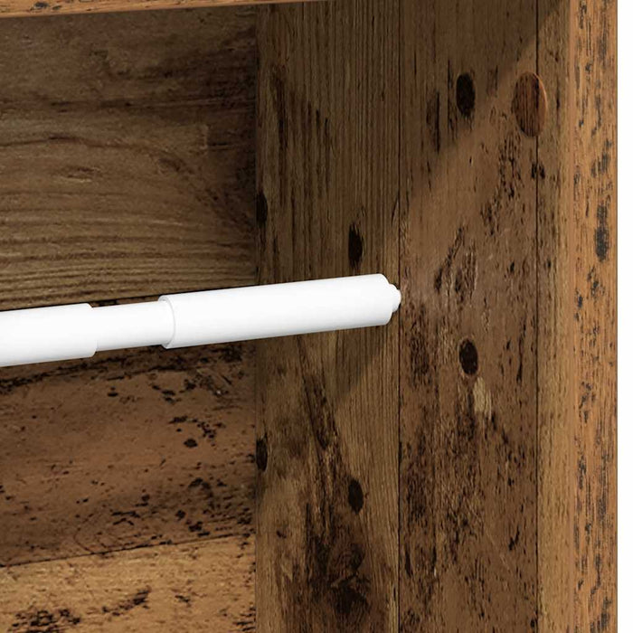 Dulap de baie cu suport pentru role, lemn vechi, 20,5x20x90 cm - WALTI WALTI