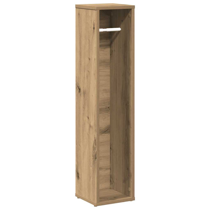 Dulap de baie cu suport pentru role, stejar artizanal, 20,5x20x90 cm - WALTI WALTI