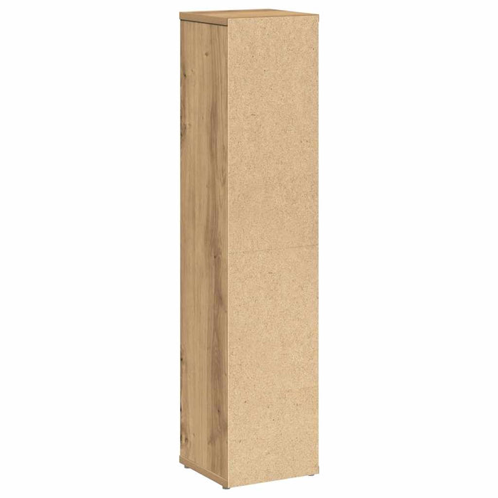 Dulap de baie cu suport pentru role, stejar artizanal, 20,5x20x90 cm - WALTI WALTI