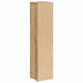 Dulap de baie cu suport pentru role, stejar artizanal, 20,5x20x90 cm - WALTI WALTI