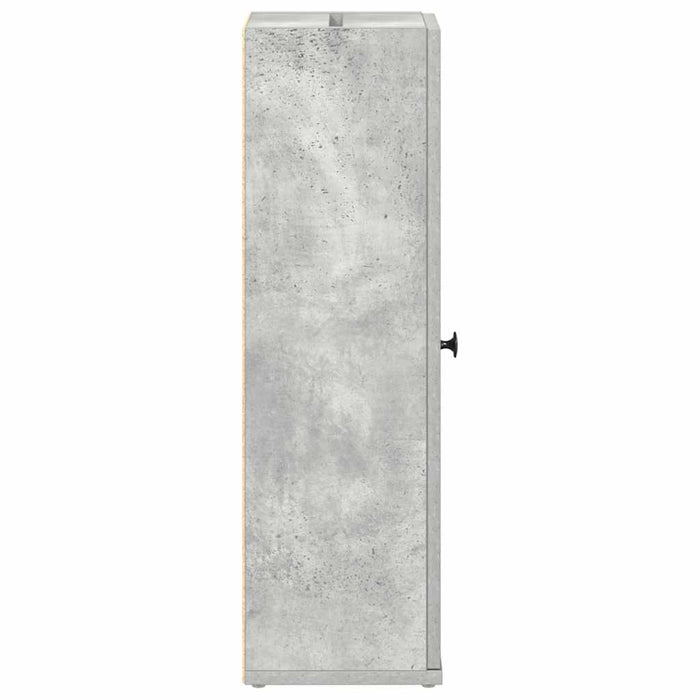 Dulap de baie cu suport role, gri beton, 20,5x22x72 cm WALTI