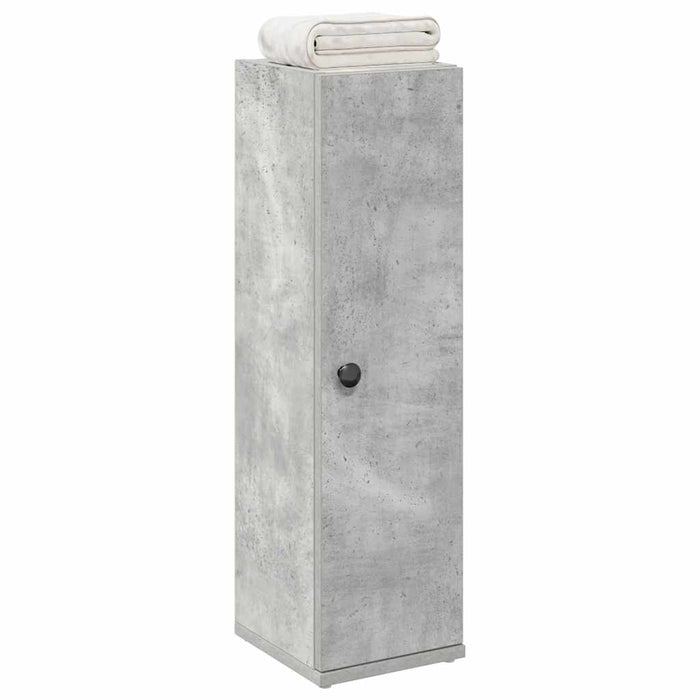 Dulap de baie cu suport role, gri beton, 20,5x22x72 cm WALTI