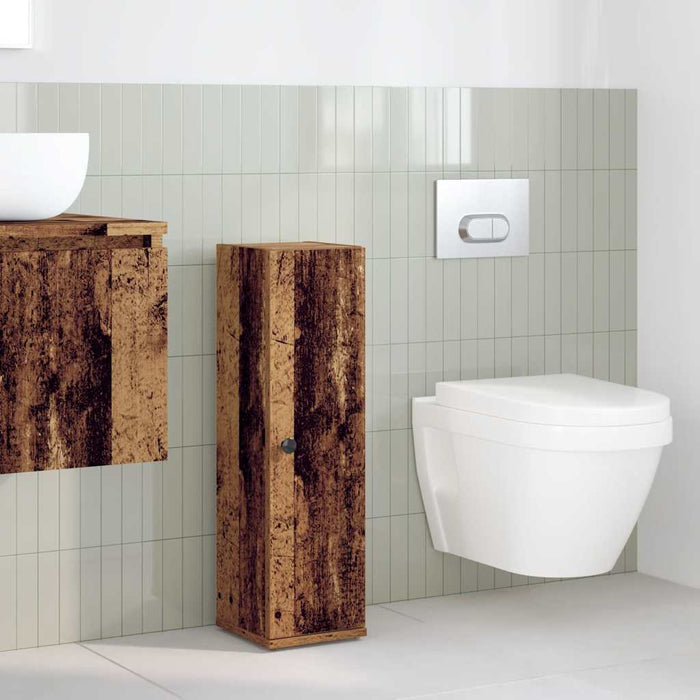 Dulap de baie cu suport role, lemn vechi, 20,5x22x72 cm - WALTI WALTI