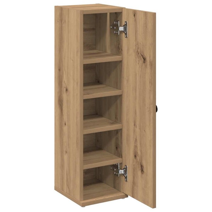 Dulap de baie cu suport role, stejar artizanal, 20,5x22x72 cm - WALTI WALTI