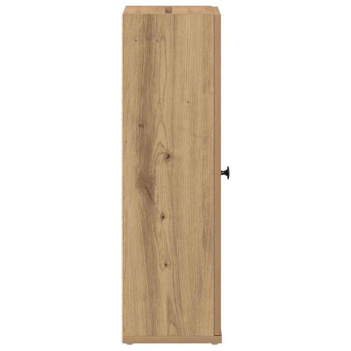 Dulap de baie cu suport role, stejar artizanal, 20,5x22x72 cm - WALTI WALTI