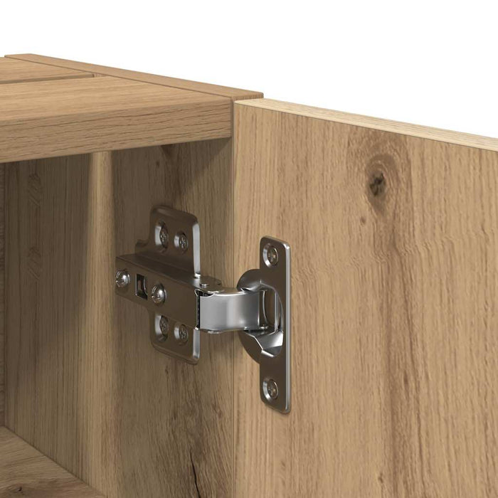 Dulap de baie cu suport role, stejar artizanal, 20,5x22x72 cm - WALTI WALTI