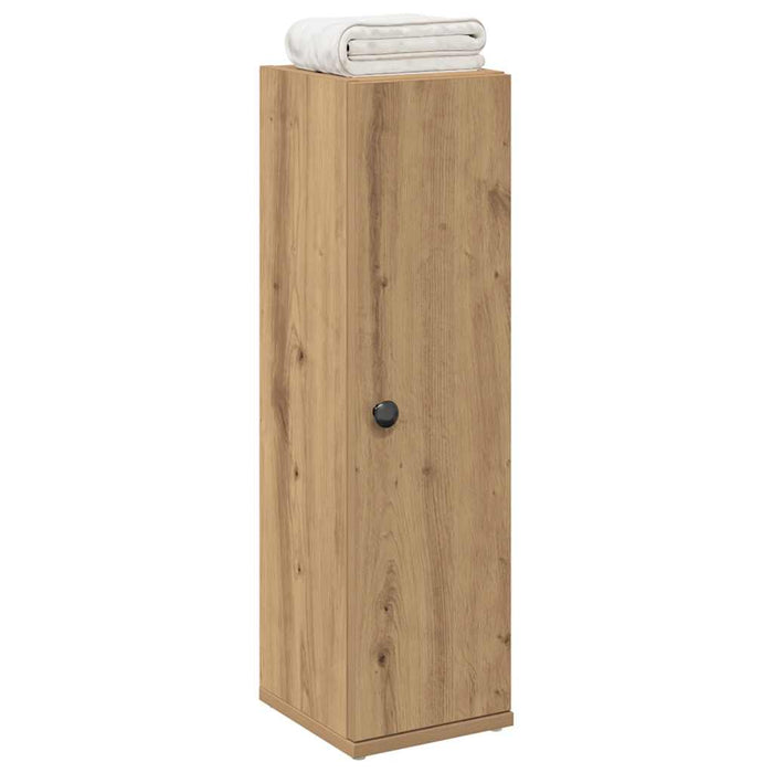 Dulap de baie cu suport role, stejar artizanal, 20,5x22x72 cm - WALTI WALTI