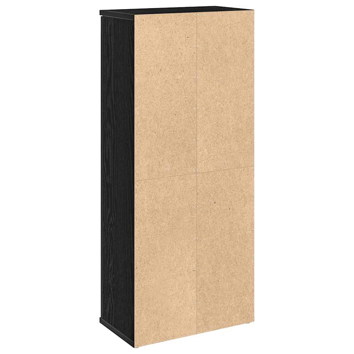 Dulap de baie cu suport role, negru, 39x22x90 cm - WALTI WALTI