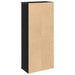 Dulap de baie cu suport role, negru, 39x22x90 cm - WALTI WALTI