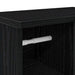 Dulap de baie cu suport role, negru, 39x22x90 cm - WALTI WALTI