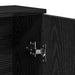 Dulap de baie cu suport role, negru, 39x22x90 cm - WALTI WALTI