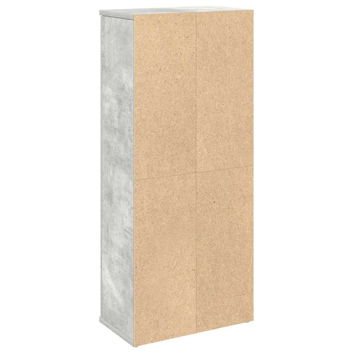 Dulap de baie cu suport role, gri beton, 39x22x90 cm WALTI