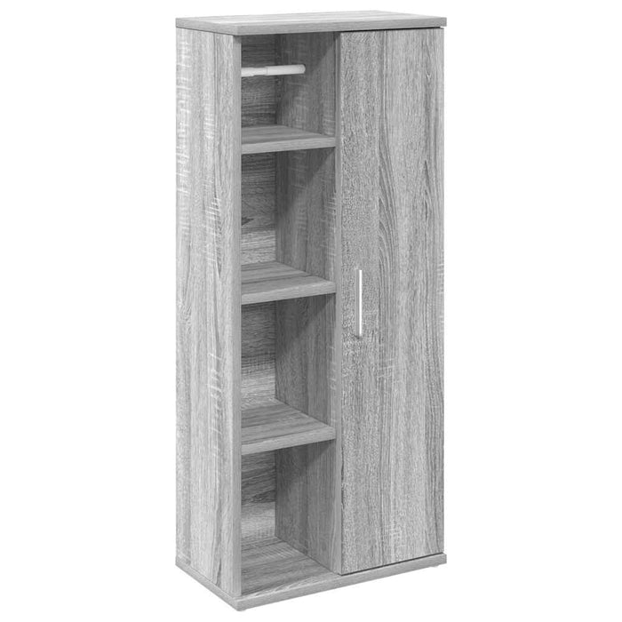 Dulap de baie cu suport role, sonoma gri, 39x22x90 cm - WALTI WALTI