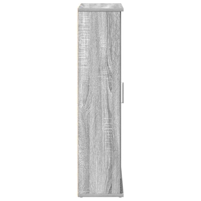 Dulap de baie cu suport role, sonoma gri, 39x22x90 cm - WALTI WALTI