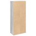 Dulap de baie cu suport role, sonoma gri, 39x22x90 cm - WALTI WALTI