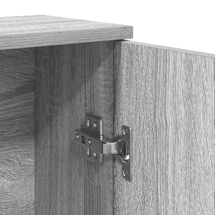 Dulap de baie cu suport role, sonoma gri, 39x22x90 cm - WALTI WALTI